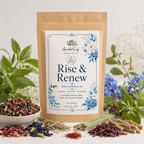 Rise & Renew Botanical Wellness Tea by Anointed Leaf Herbal Tea LLC