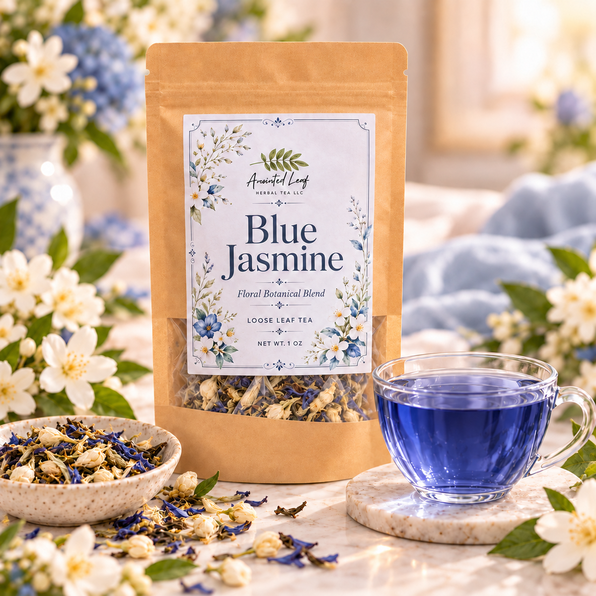 Blue Jasmine | Floral Botanical Loose Leaf Tea