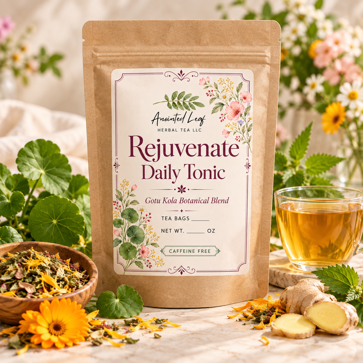 Rejuvenate Daily Tonic | Everyday Botanical Herbal Tea